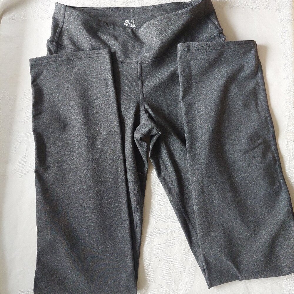 Gap FIT Performance Charcoal Heather Gray Leggings Women's Size M NWOT